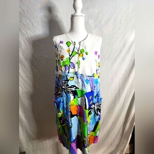 SIMPLY ART BY DOLCEZZA FLORAL DRESS